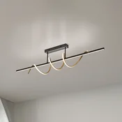 JUST LIGHT. GmbH JUST LIGHT. Emanda LED stropna svetilka, železo, črna medenina - Dnevna soba/jedilnica - Sodobni - črna, medeninasta - Kovina