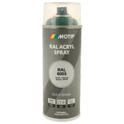 Industrijski akrilni lak sprej RAL HG 400ml Motip - RAL 6005 mahovinasto zelena