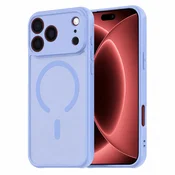 Hibridni ovitek HaloFrost II MagSafe za iPhone 17 Pro Max/18 Pro Max - light blue