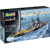 Plasticni model broda 05183 - USS New Jersey (1:1200)