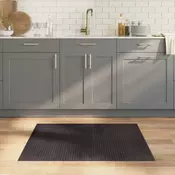 Tepih pravokutni tamnosmedi 80 x 100 cm od bambusa