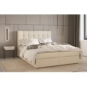 Boxspring postelja Oslo - 180x200 cm - tkanine Hugo