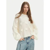 BOSS Pulover 50569870 Kremna Relaxed Fit