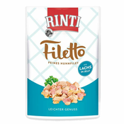 Vrečka hrane RINTI Filetto piščanec + losos, 100 g