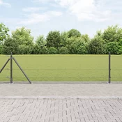 Zavareno žicano ogradno mreža s betonskom podlogom 100 x 0,6 m