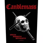Candlemass Epicus Doomicus Metallicus Našitek za šivanje 36 x 30 cm