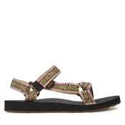 Teva za ženske. 1003987 Sandali Original Universal green (40), Ravna stran, Velcro, Priložnostno, Zelena