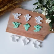 KREATIVNI SLATKIŠI Set modli za kolace Duhovi, 6 cm, 3 komada, Beli