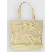 Blue Tomato Bow Tote Bag pastel lemon