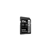 Lexar SDXC 256GB UHS-I V30 Silver Plus (R:205/W:150MB/s)