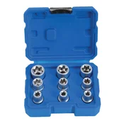 Komplet nasadnih ključev notranji Torx 9 kosov 1/2 Satra 12652