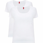 Hugo Boss 2 PAK - ženska majica s kratkimi rokavi HUGO Regular Fit 50469660-100 (Velikost XXL)