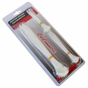 CCM Plasticne Vezice Bele Set 75kom (100X2.5mm 25kom,120X2.5mm 25kom,200X5.5mm 25kom)