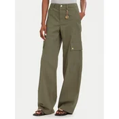 MICHAEL Michael Kors Kargo hlače MT631013X6 Temno bež Wide Leg