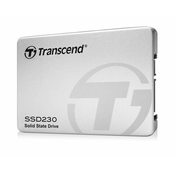 Transcend SSD230S 256 GB SSD 3D TLC SATA III 6 Gb/s aluminijasto ohišje