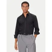 HUGO Srajca Keidi 50549775 Črna Slim Fit