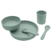 Kikka Boo silikonsti set za hranjenje 5/1, Sage