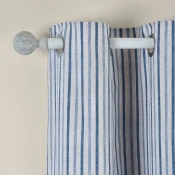 Modre zavese v kompletu 2 ks 168x229 cm Logan Stripe – Catherine Lansfield