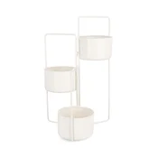 Komplet cvetličnih loncev s stojalom Bizzotto Keyra 3-pack