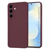Silikonski ovitek Techsuit SoftFlex za Samsung Galaxy A36 - temno rdeč