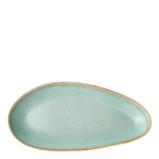 Ovalni krožnik Sand tyrkysový 41 cm – Gaya - 451960