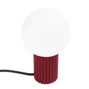 Sollux SL.1751 - Stona lampa HALO 1xG9/8W/230V precnik 12 cm crvena