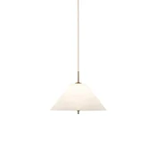 Globen Lighting viseča svetilka IRIS, krem, O 25 cm - Dnevna soba/jedilnica - Vintage - krema, medenina - Tkanine/tekstil
