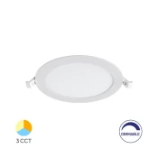 Braytron Ugradni LED panel BRY-SMD-CRP-12W-KRUG-DIMABILNI-8INC-BELI-3U1