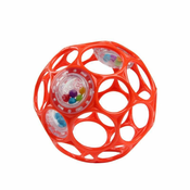 Oball Igrača RATTLE 10 cm oranžna 0m+