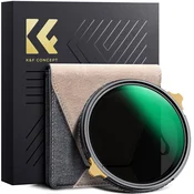 K&F 58MM, NANO-X Pro Brass Frame,CPL+Variable/Fader ND2-32