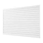 VEVOR Stenski panel s letvicami 1225x2450x20 mm bela