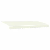 Vidaxl Retraktilna tenda krema 400 x 200 cm Poliester in aluminij