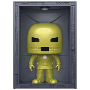 Figurica Funko POP! Deluxe: Iron Man - Hall of Armor (Model 1 Golden Armor) (Metallic) (PX Previews Exclusive) #1035