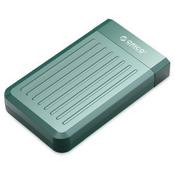 Orico vanjsko kucište 3.5 SATA HDD/SSD s adapterom, do 9.5 mm, tool free, USB3.1 Gen1 tip C, zeleno (ORICO-M35C3-EU-GR-BP-A)