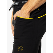 Plezalne hlače La Sportiva Talus Pant - black/yellow