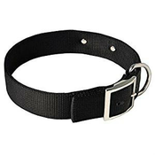 Ogrlica za pse najlon 16*350 crna