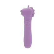 Unihorn USB Bullet vibrator s stimulatorjem klitorisa Karma Lilac 11.5 cm