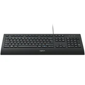 LOGITECH K280e Pro Corded Keyboard - BLACK - USB - US INTL