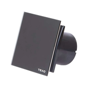 TEXO Ventilator za kupatilo Air Pro flat black glass 120