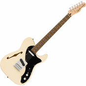 Fender Squier Affinity Series Telecaster Thinline LRL Olympic White Elektricna gitara
