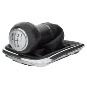 MODECAR VW Golf IV 98-05 SREBRNA ročica prestavne ročice + TESNILO s kromiranim okvirjem, 12 MM LUKNJA