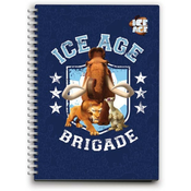 zvezek s špiralo ICE AGE  A6 63102
