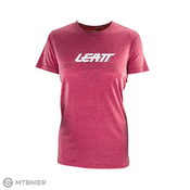 Leatt Premium ženska majica s kratkimi rokavi, rubin (M)