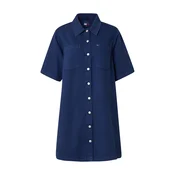 Tommy Jeans Dolga srajca moder denim