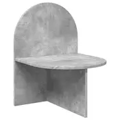 vidaXL Nočna omarica Betonsko siva 48 x 49 x 65 cm Konstruirano leseno