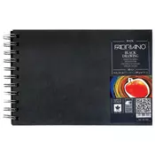 Blok drawing book spirala 14,8x21cm 40L 190g (murillo nero) Fabriano 19014821