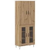 Highboard 2 pcs Umjetnicki hrast 69,5 x 34 x 180 cm