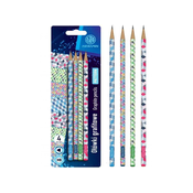 Astra 4 kosi - navaden svinčnik HB AstraPEN Pattern, blister, 206023014