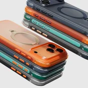 Torras Torras - Ostand Q3 Air za iPhone 17 Pro/Pro Max - Ovitek za iPhone iPhone 17 Pro Max/Shadow Black