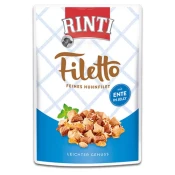 Varčno pakiranje RINTI Filetto Pouch v želeju, 48 x 100 g - Piščanec z raco